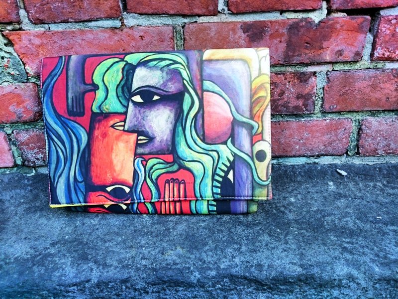 <c l o n e> - limited edition digital print iPad bag / hang bag