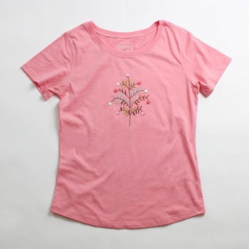 純棉手工精緻T恤女款(親子裝)- childlike 維也納之樹