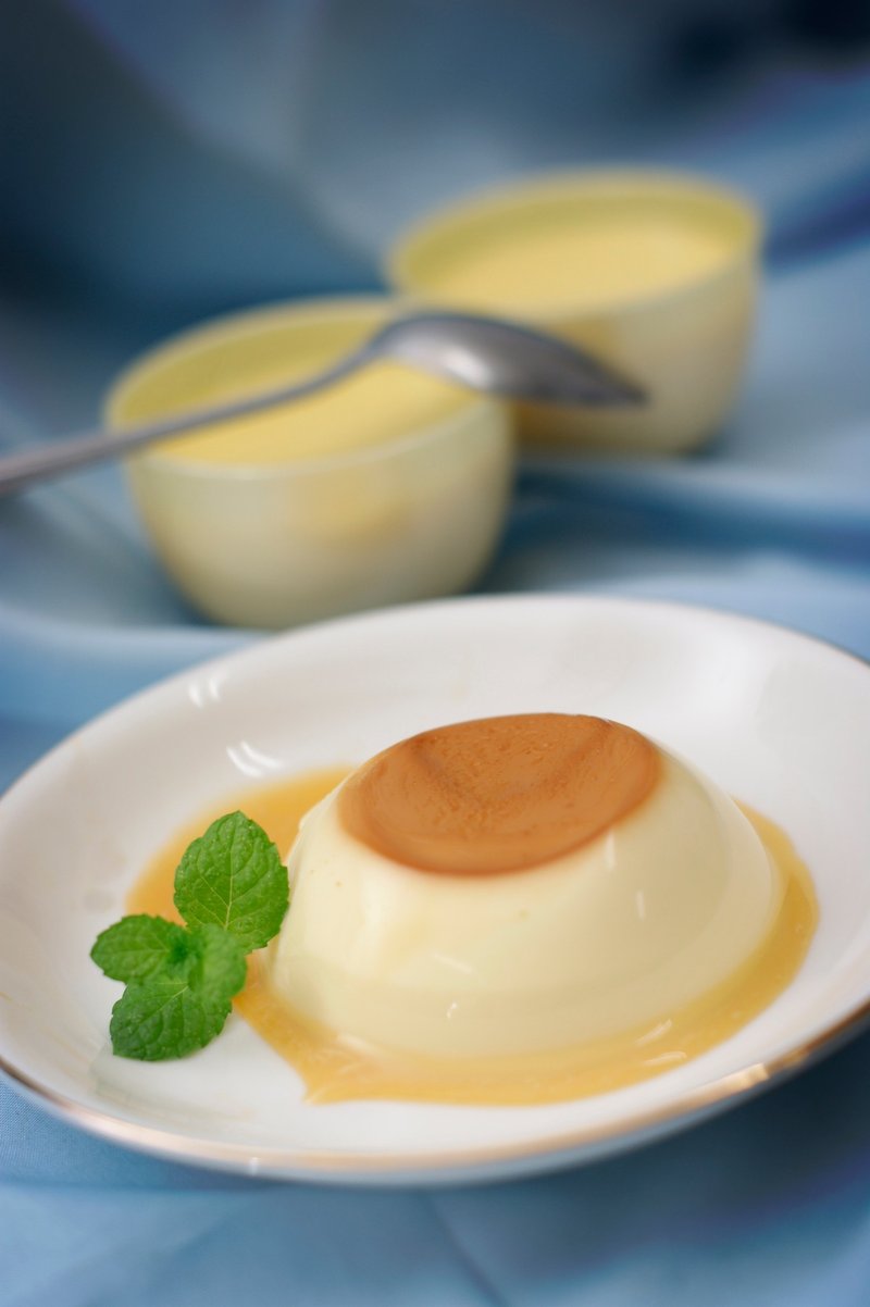 Baked pudding