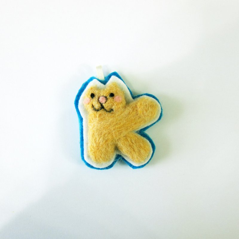 Meow star language letter 'K' Charm
