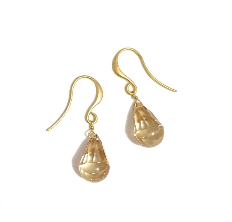 Simple Swarovski Crystal Earrings