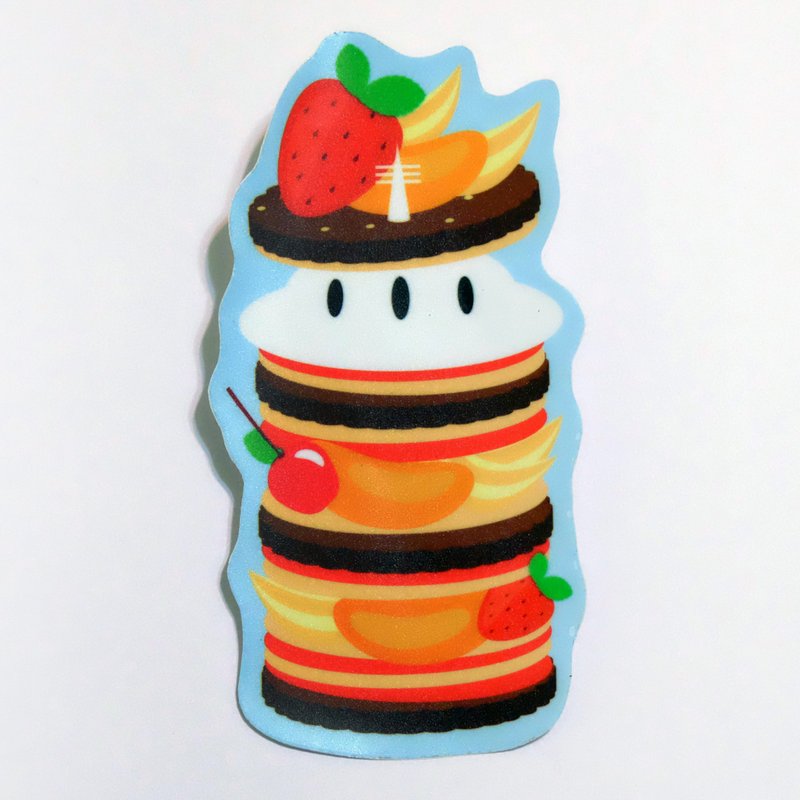 Afternoon tea party: Sandwich biscuits large party waterproof stickers