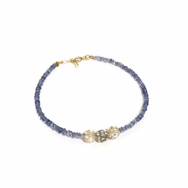 Simple Iolite Bracelet