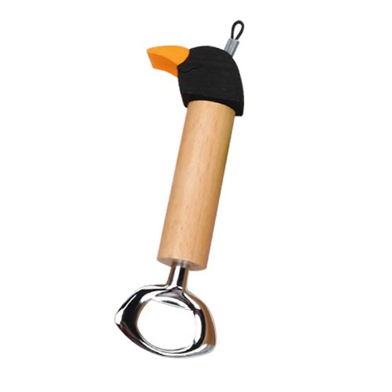 Wooden Penguin Bottle-Opener