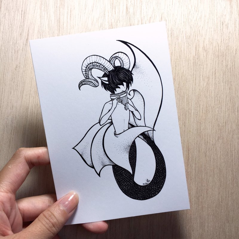 Capricorn Postcard