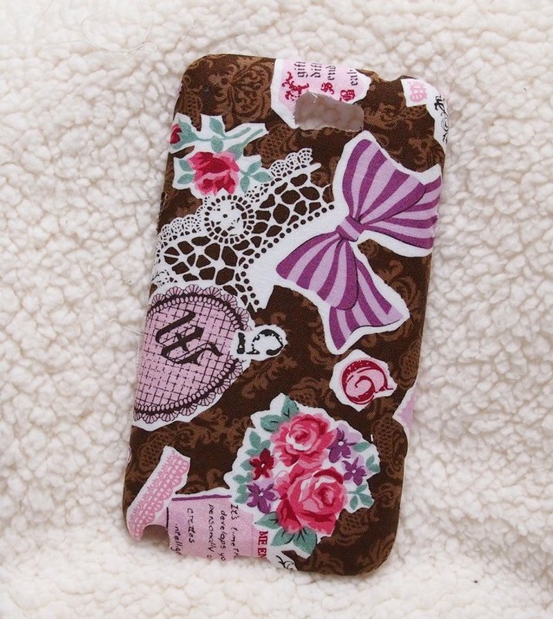 Fabric bow with roses phone shell protective shell Samsung Galaxy S7 S6 S5 S4 Note7 Note5 Note 4 3 2 Galaxy Mega 6.3 Grand 2