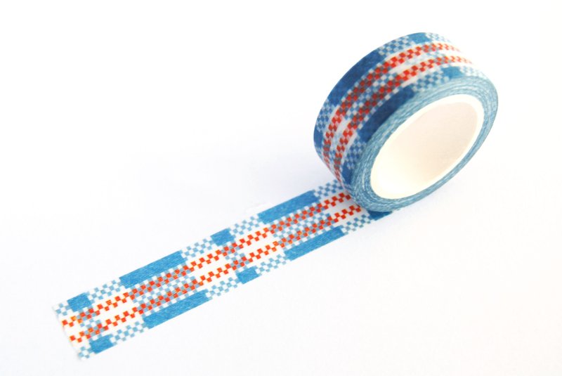 Hong Kong MT Tape - Red White Blue pattern (S2014-026)