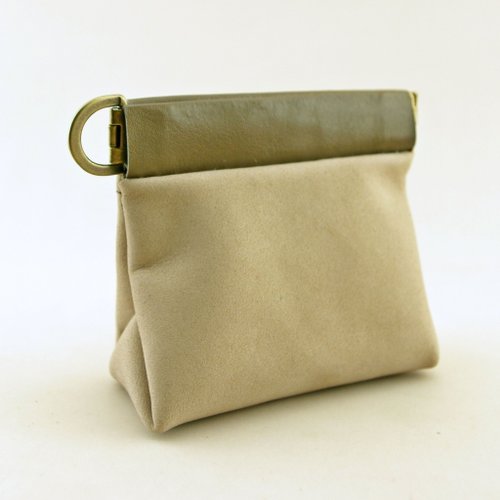 皮革手制立体方型摺叠零钱包_手工小制作