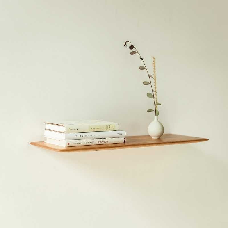 熹山工房元也 - Solid wood partition - Shelf - Storage layer walnut walnut wood 40x20x2