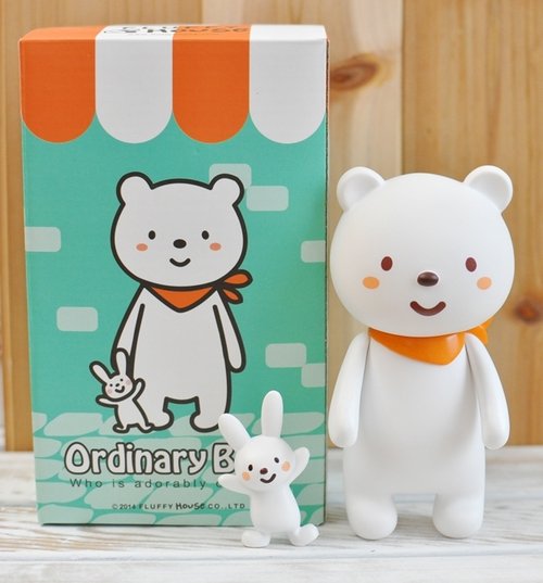 fluffyrabbit,fluffyhouse 【香港fluffy house】普通熊与捣蛋兔公仔娃娃组(ordinary bear
