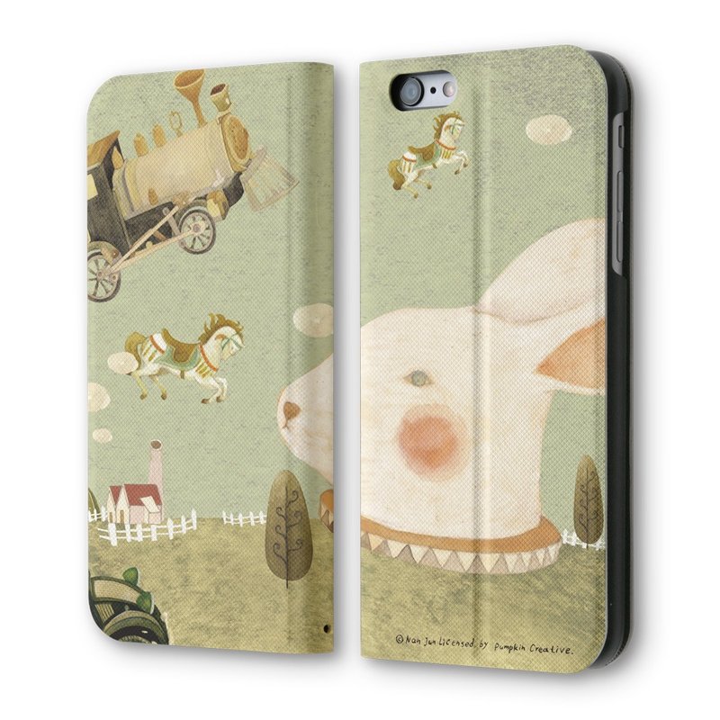AppleWork iPhone 6/6S clamshell leather happy station PSIB6S-011