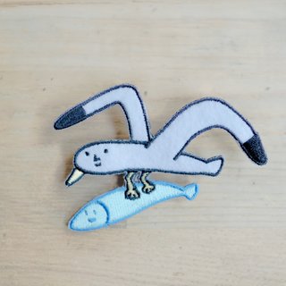 Seagull Canteen/ Embroidered Badge