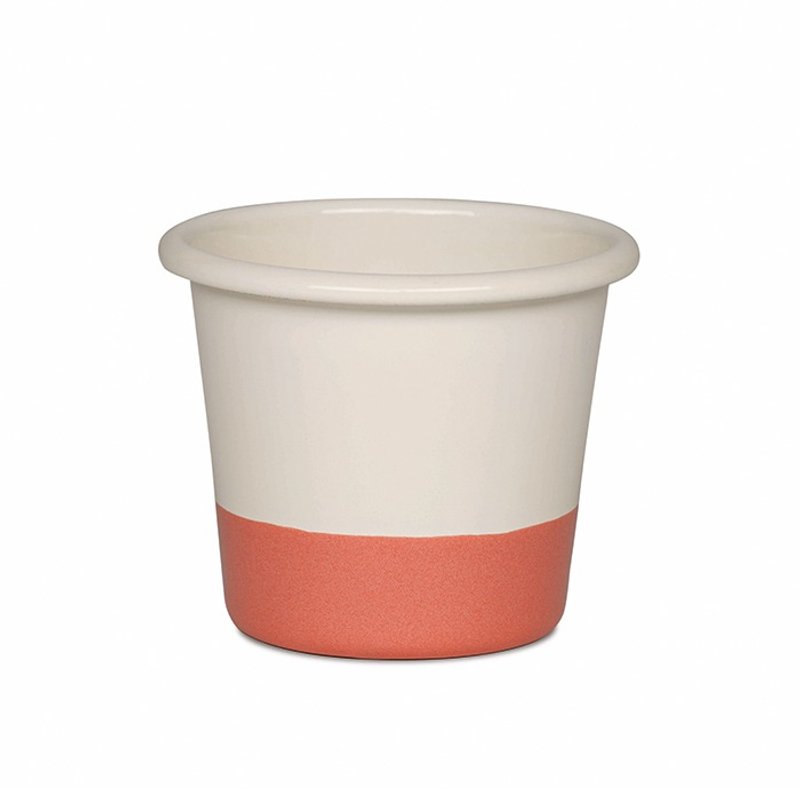 RIESS x Sarah Wiener joint paragraph enamel Muffin cup mold 8 * 8cm (cream / soft peach pink)