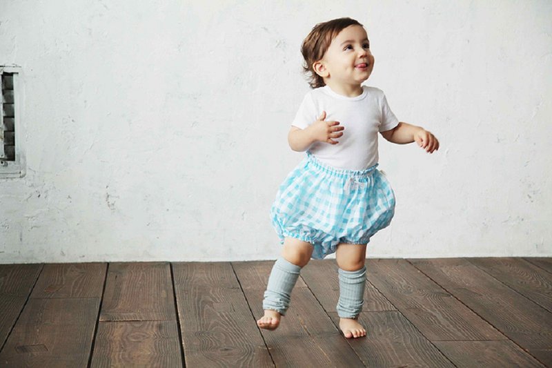 Japan MARLMARL- baby bag fart pants (light blue cells)