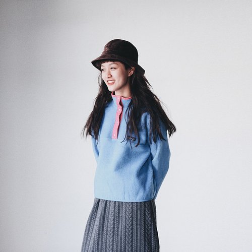 A ROOM MODEL - VINTAGE, CG-0555 patagonia blue coat