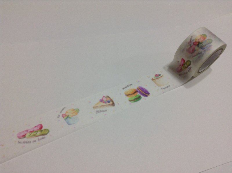 Paper tape-based dessert