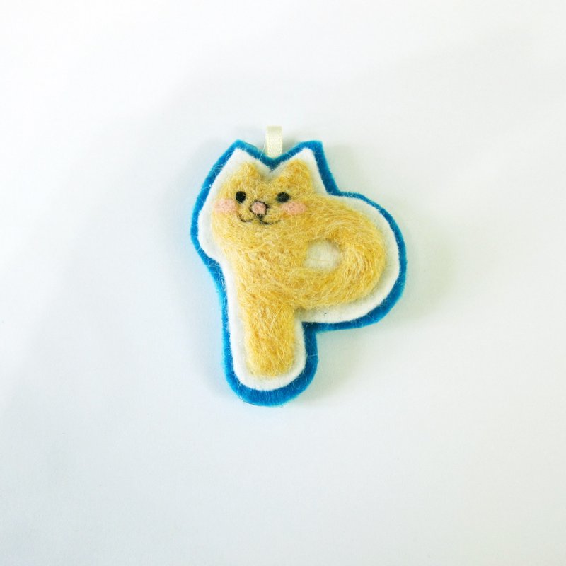 Meow star language letter 'P' Charm
