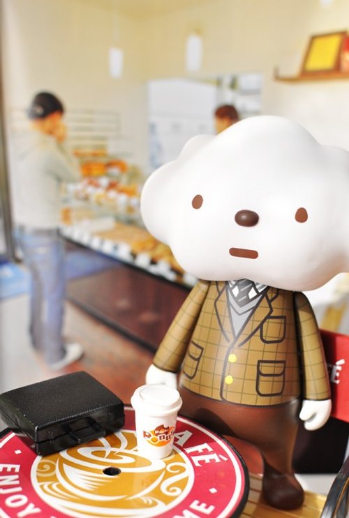 【香港fluffy house】西装云先生公仔娃娃(cloud in suit) ★现货