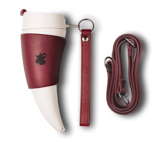 [GOAT STORY] Goat Mug Goat Mug Coffee Cup 16oz / 470ml-Burgundy
