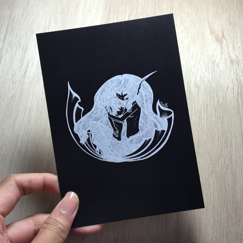 Pisces negative Postcards