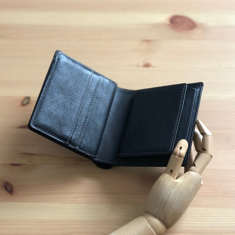 日本製【ENTIRE II 短夾】革職人 栃木皮革 植鞣革 大容量 短銀包 - 錢包/皮夾/長短夾 - 真皮 多色