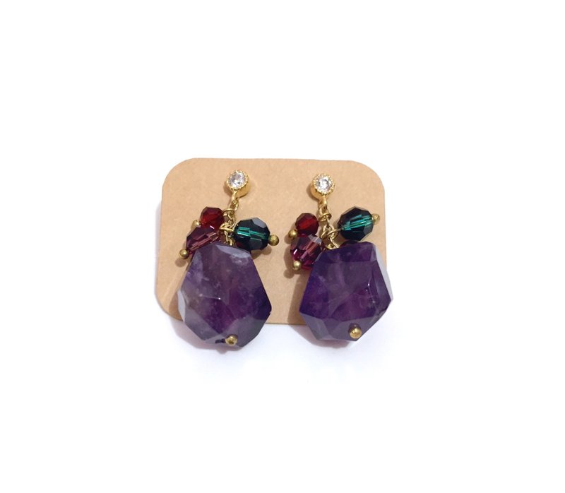 Elegant Amethyst Earrings