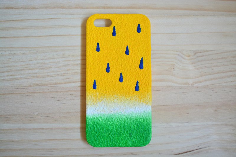 【手機殼上的RGB】吃小玉 - 手機殼/手機套 - 塑膠 黃色