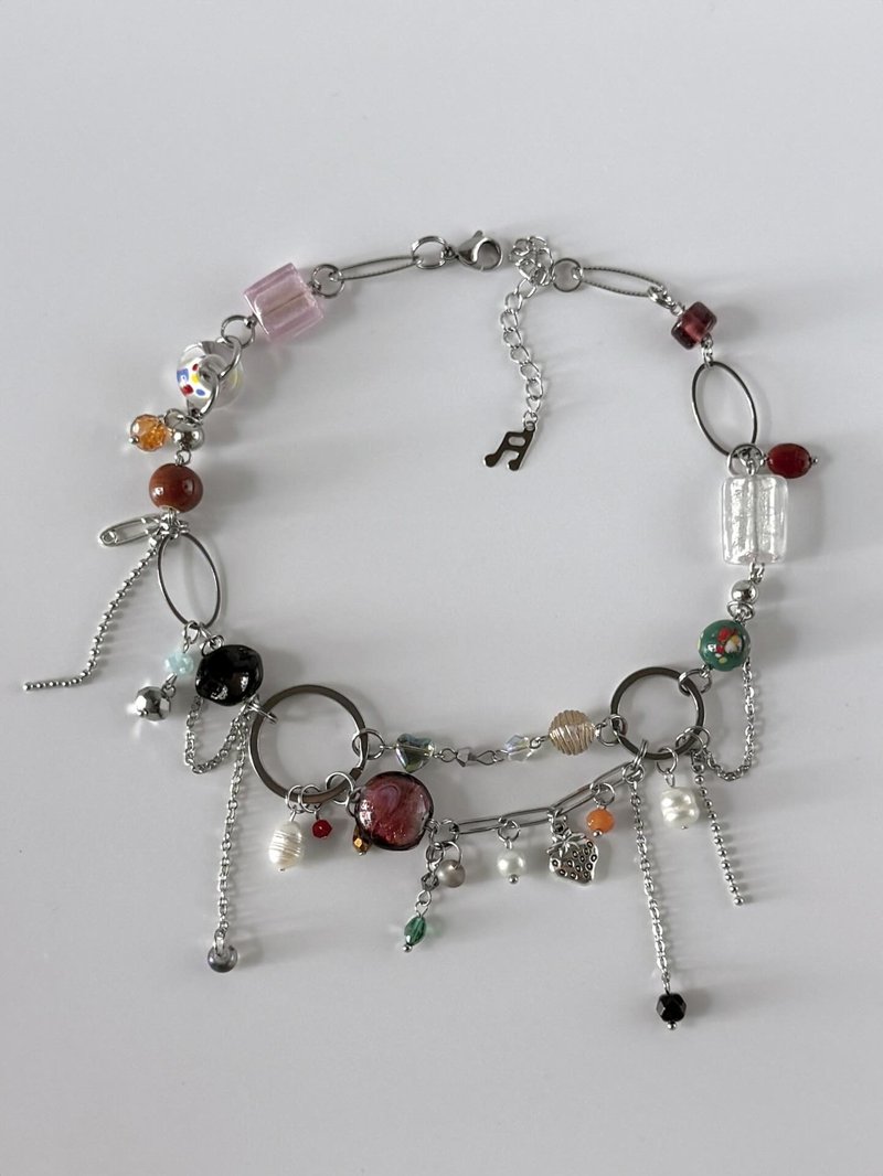 Super RANDOM Necklace o0oo - 項鍊 - 其他材質 多色