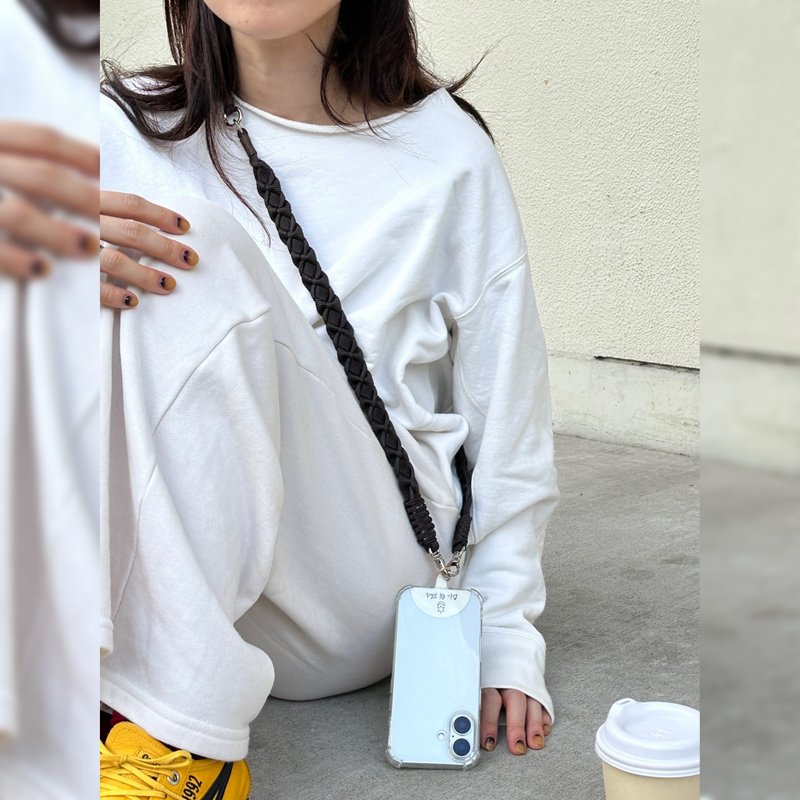 2way strap -4colors-   手機掛繩 手機背帶 手機吊飾 相機 smart phone strap lanyard camera wrist - 手機掛繩/背帶 - 其他人造纖維