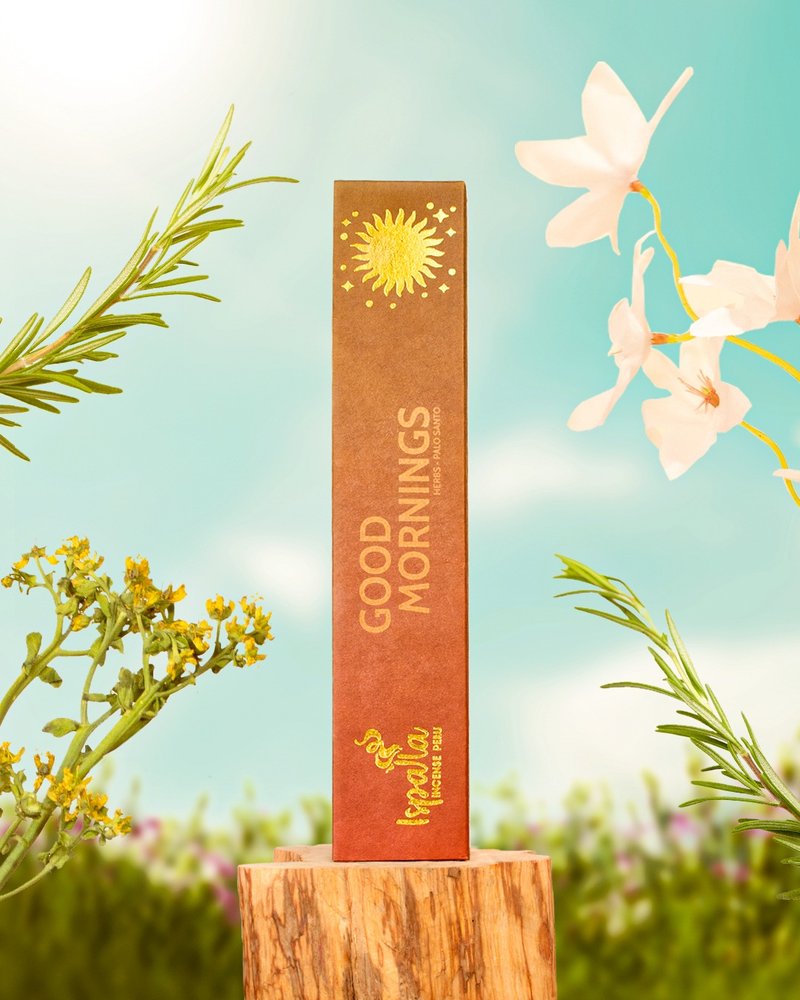 Ispalla Good Morning 早安 複方線香 10支 秘魯聖木線香 - 香氛/精油/擴香 - 其他材質 黃色