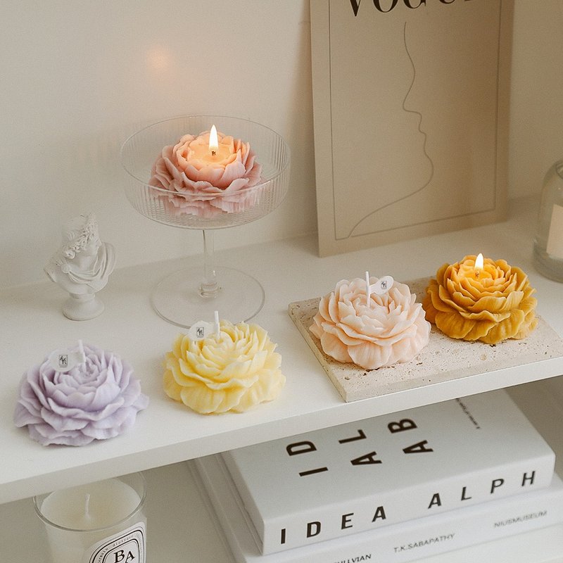 AMARA  花開為妳蠟燭 儀式感生活 生日 情人節 聖誕節 - 香氛蠟燭/燭台 - 其他材質 多色