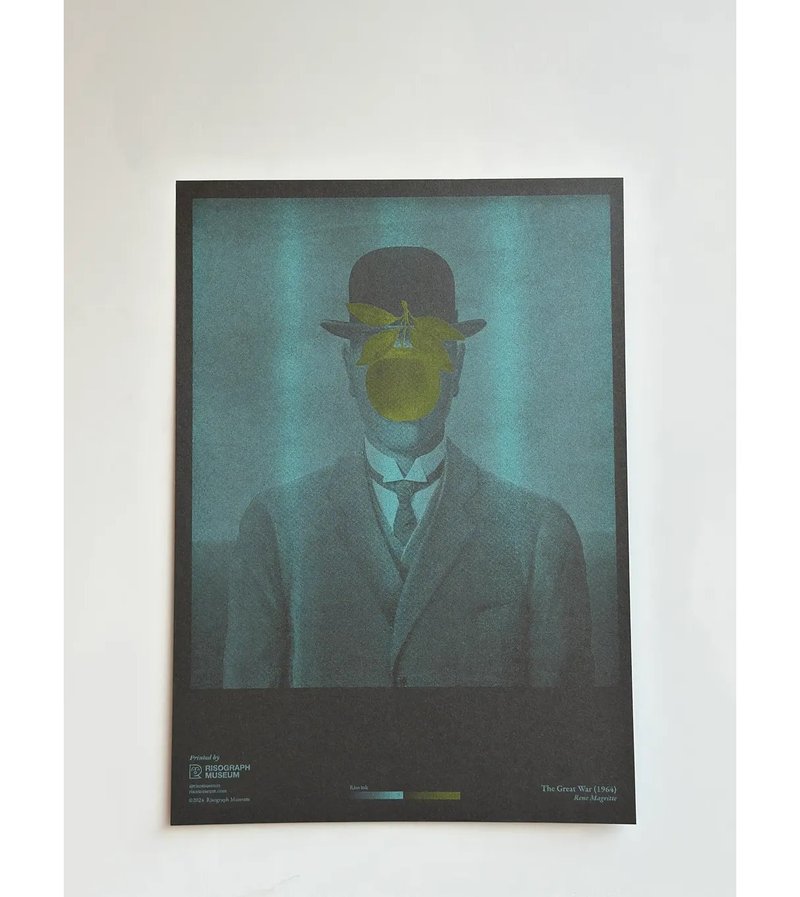 【 RISO名畫 】偉大的戰爭—A3海報 - 海報/掛畫/掛布 - 紙 灰色