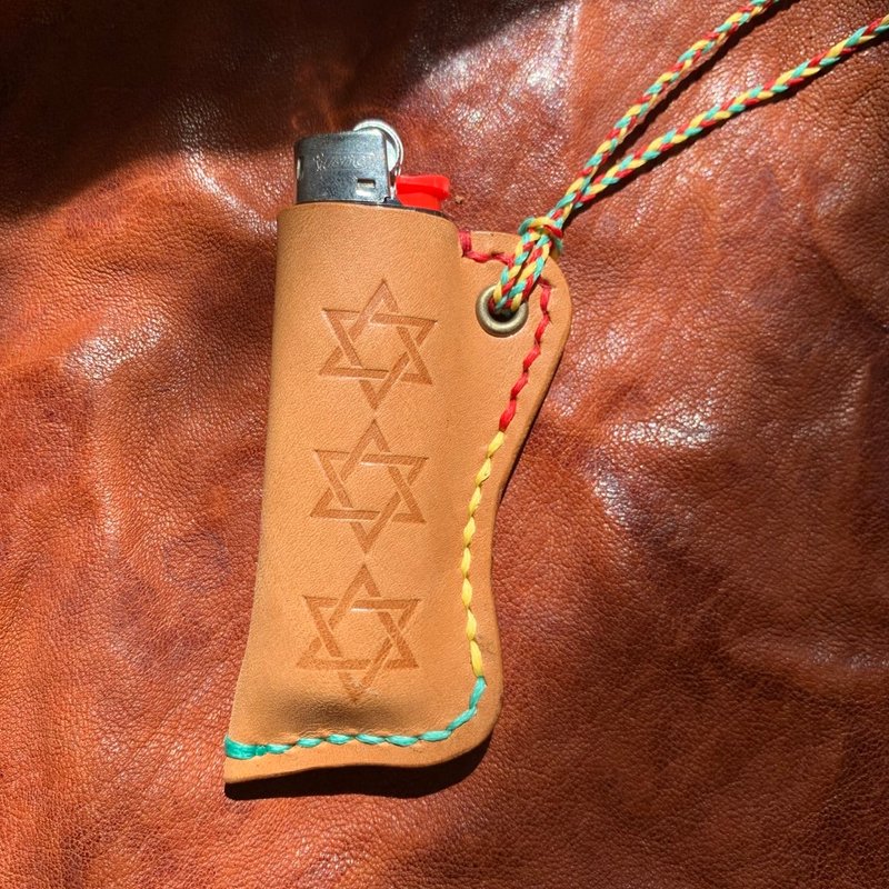 -RASTA- Bicライターケース - 其他 - 真皮 多色