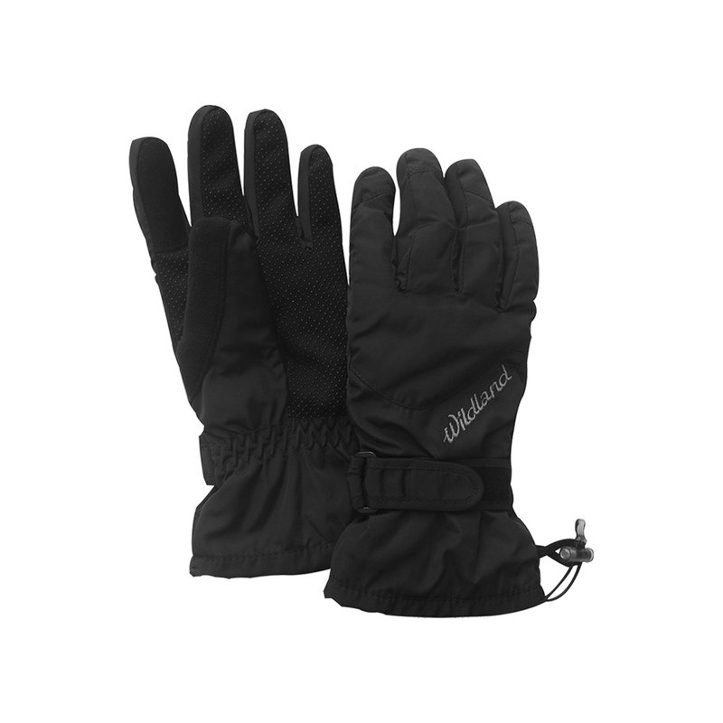 【Wildland 荒野】PR棉防水防風觸控手套 中性 黑色 W2006-54 - 手套 - 聚酯纖維 黑色
