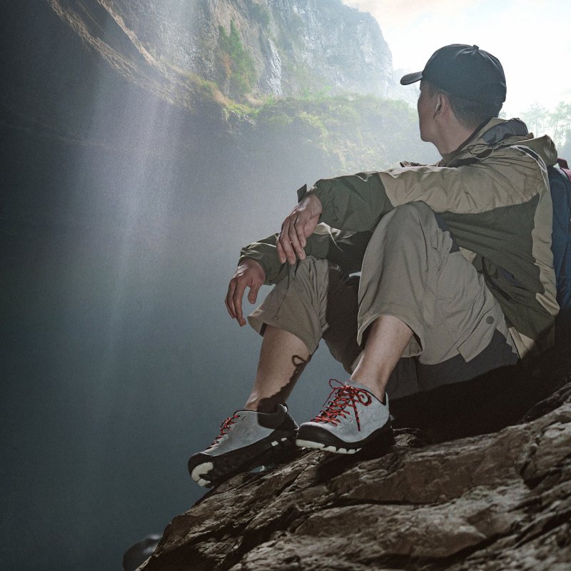 【 Sleader 】S204 大地系列  動態防水/防滑耐磨戶外休閒鞋 男鞋 - 雨鞋/防水鞋 - 真皮 多色