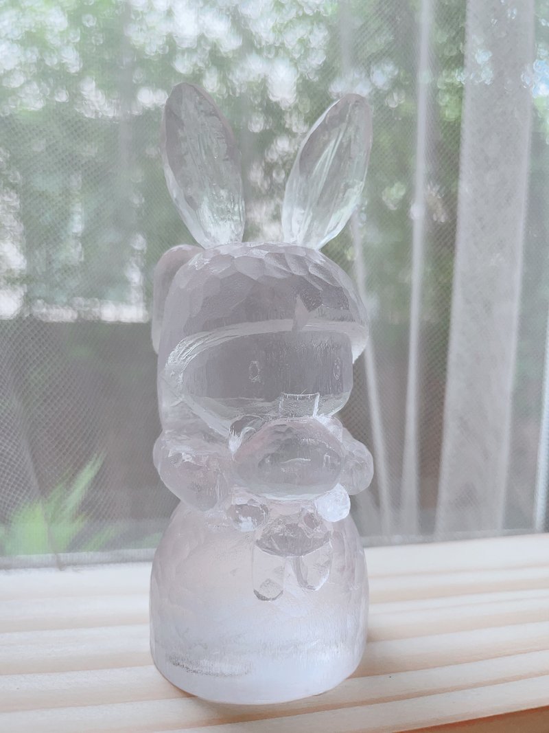 Crystal Clear Bunny Pao | Art Toy - 擺飾/家飾品 - 樹脂 透明