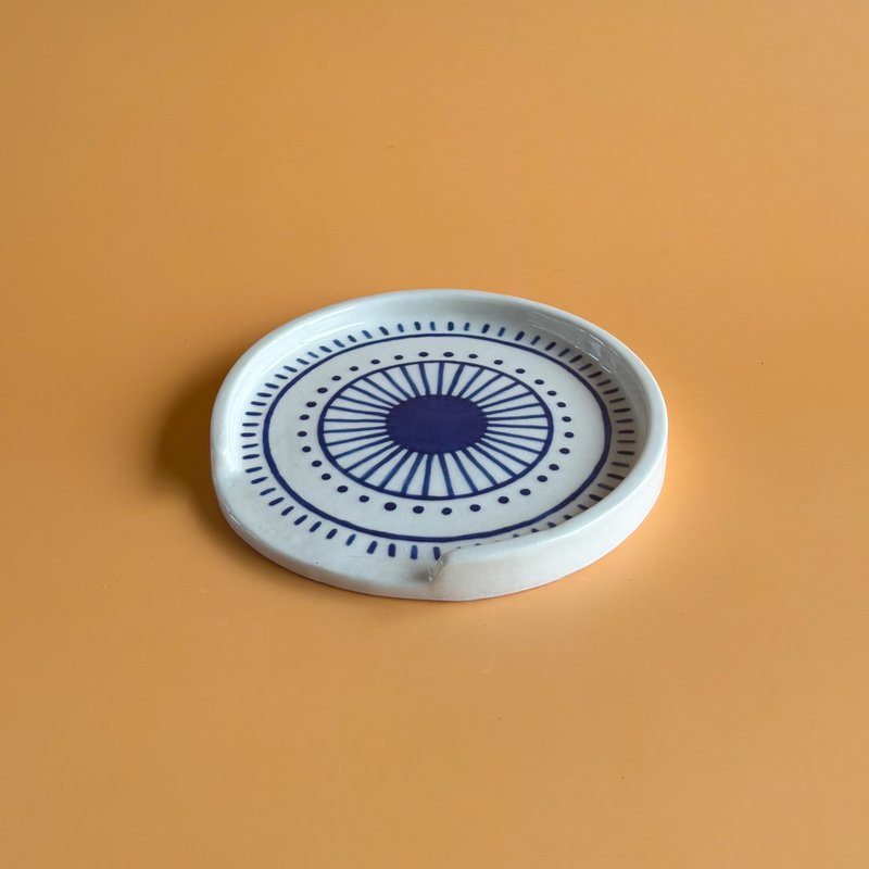 陶瓷湯匙架 - 花瓶/花器 - 陶 白色