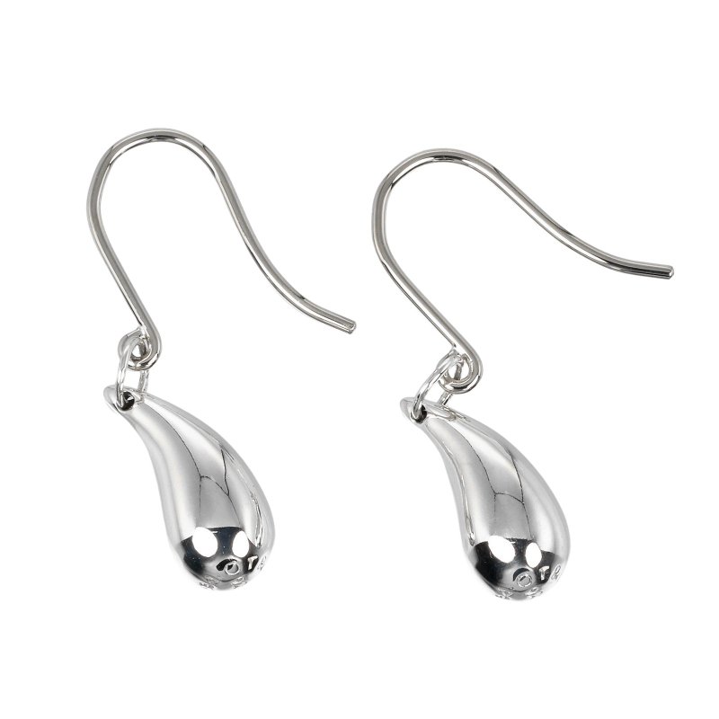 【日本直送】ティファニー TIFFANY&Co. ティアドロップ ピアス シルバー925 約3.66g【中古】Aランク - 耳環/耳夾/耳骨夾 - 銀 銀色
