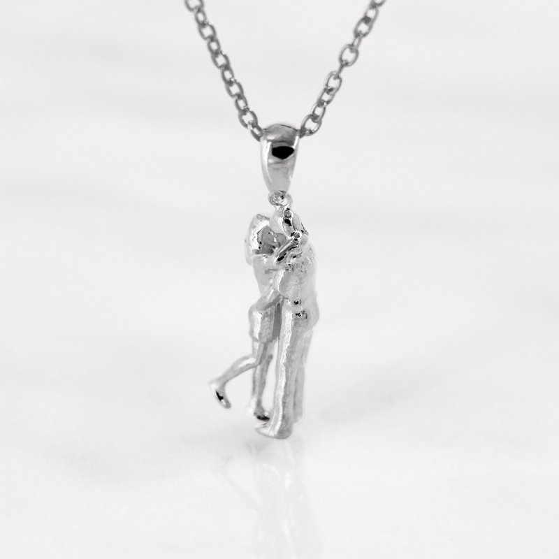 Da Things 925 純銀 晨曦之吻 吊咀連頸鍊 - 項鍊 - 銀 銀色