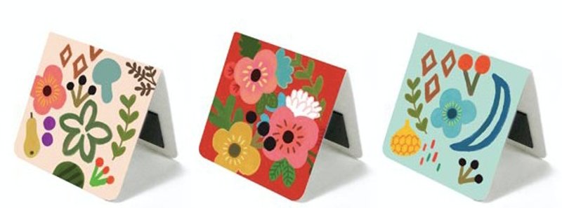 & Cabinet Magnet Bookmark - Cute Flower
