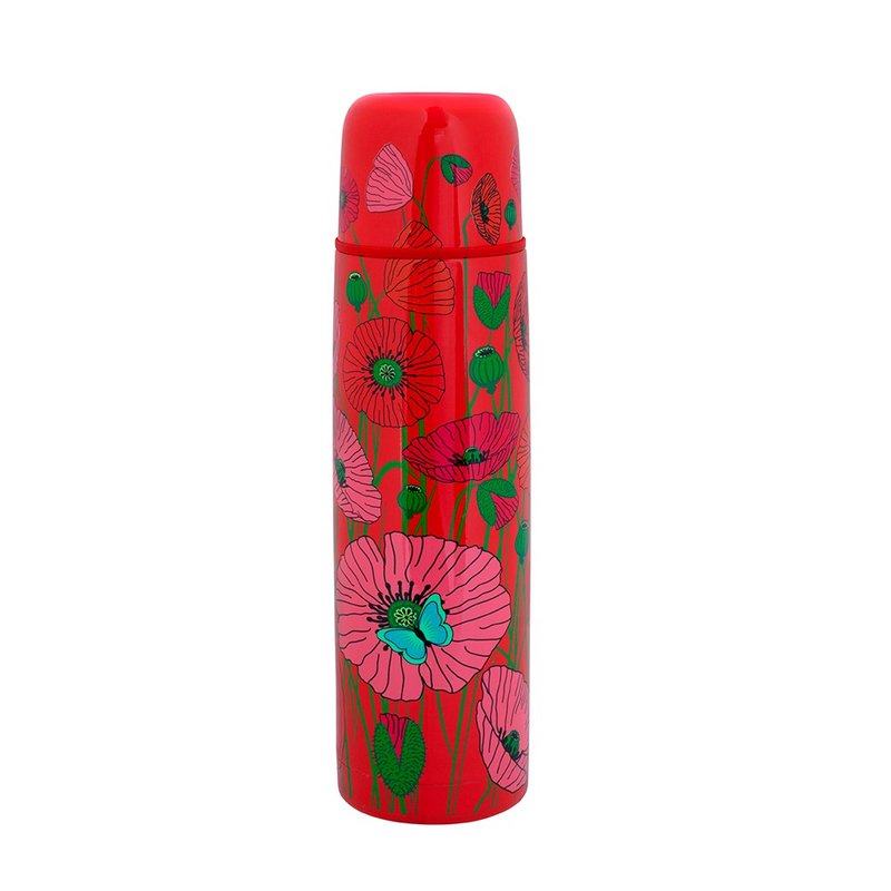 Keep Cool Thermal Flask 500ml (Coquelicots) Shop Pylones Vacuum