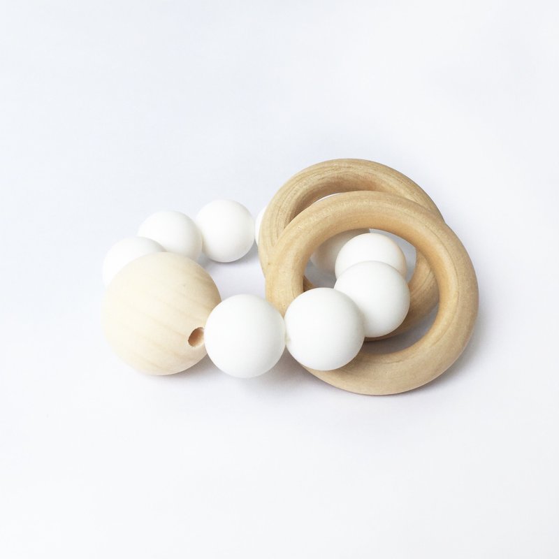 LUNA TEETHER - WHITE