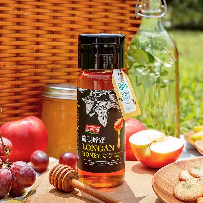紅布朗 台灣龍眼蜂蜜 (420g/罐)沖泡 - 蜂蜜/黑糖 - 玻璃
