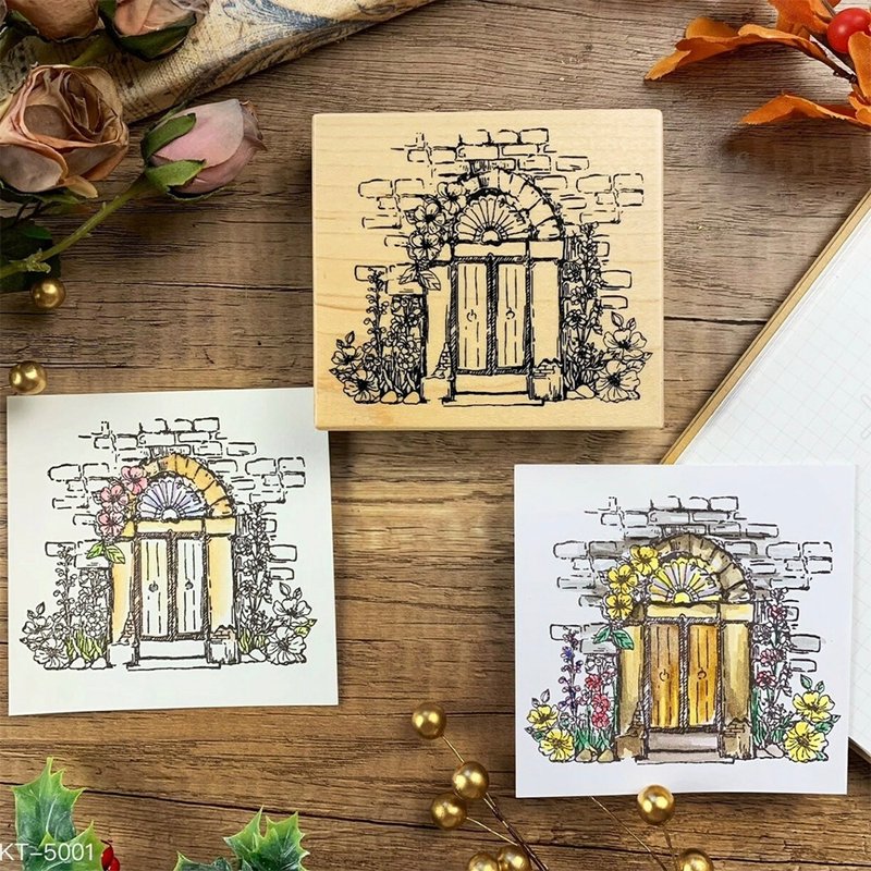 楓木印章-鄉村木門 KT-5001 - 印章/印台 - 木頭