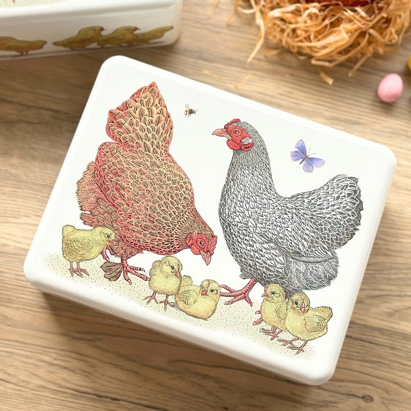 母雞小雞大方糖果茶葉禮盒【英國糖迷你包12包入 英國茶】 - 零食/點心 - 其他材質 橘色