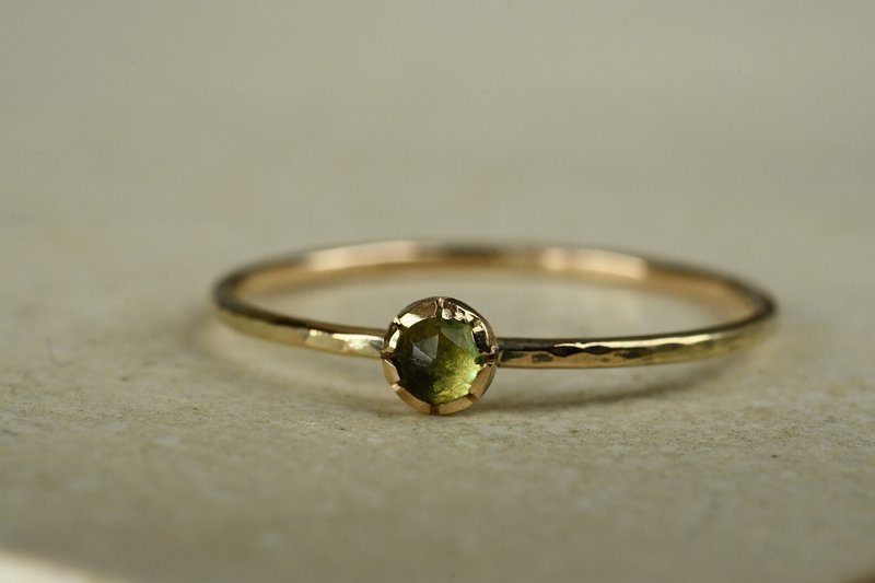 深緑の来訪者 14 - 戒指 - 其他金屬 綠色