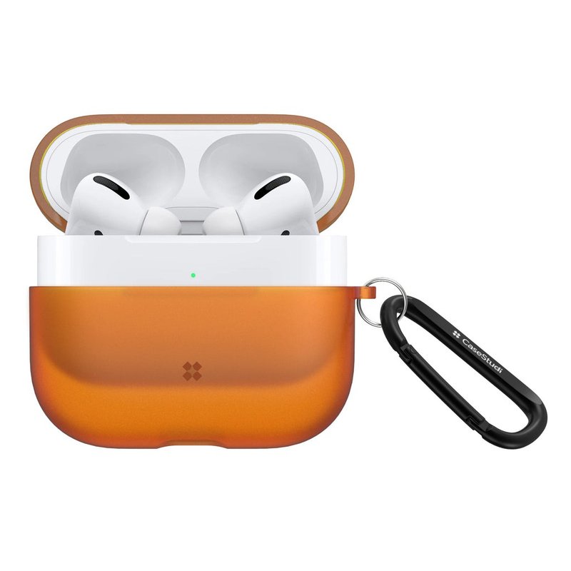 AIRPODS PRO EXPLORER CASE: SHOCKING ORANGE - AirPods/耳機保護套 - 聚酯纖維 橘色