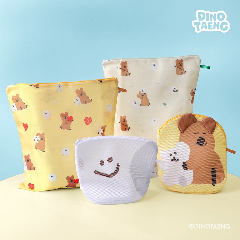 DINOTAENG洗衣袋二入組-呆萌町 QUOKKA BOBO MARSH 洗衣網 洗衣袋 - 洗衣精/衣物清潔 - 聚酯纖維 多色