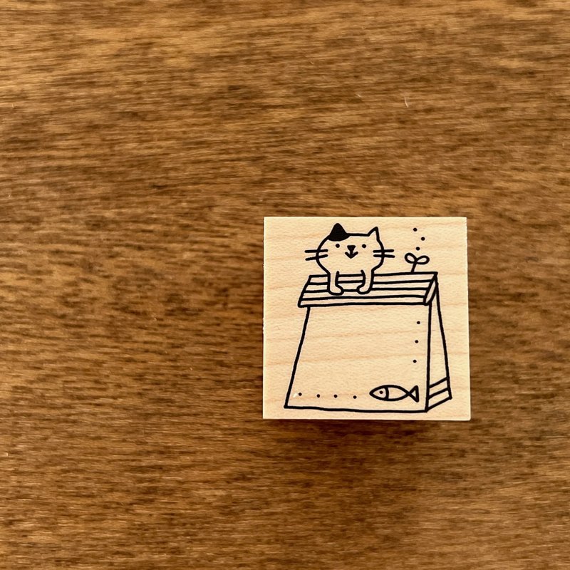 Souvenir cat stamp stamp