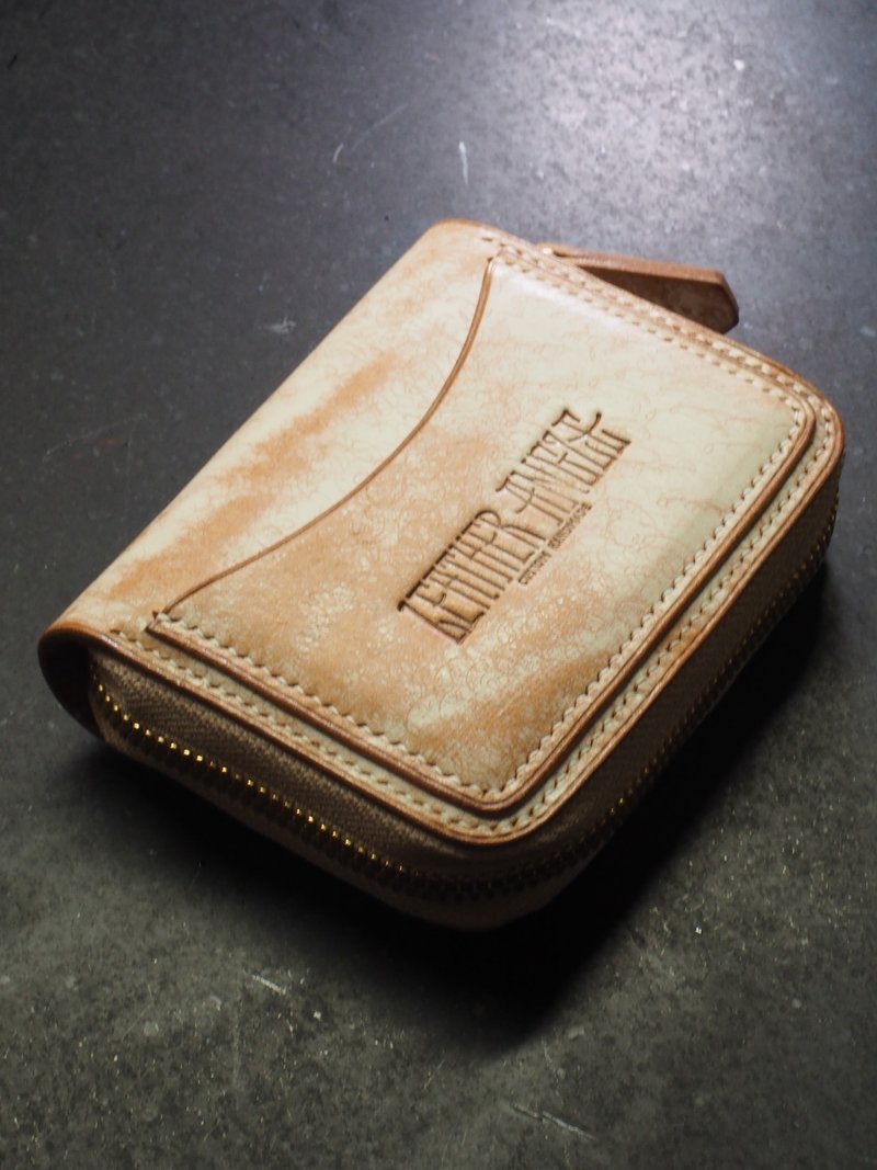 拉鏈銀包丨拉鏈卡包丨散紙包丨鑰匙包丨支持客製化訂製 - 錢包/皮夾/長短夾 - 真皮